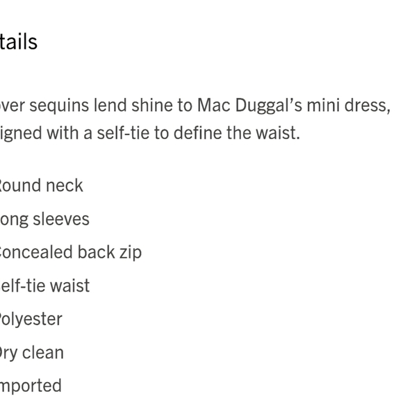 Mac Duggal Gold Sequin Dress - Picture 3 of 5